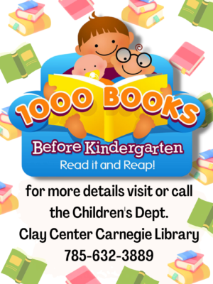 link to 1000 Books Before Kindergarten Program